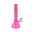10" Tall Day Glow Beaker - Pink Bong